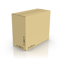 Картонная коробка 475*220*400 мм, Т-23 бур.