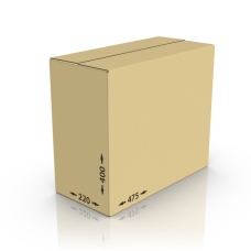 Картонная коробка 475*220*400 мм, Т-23 бур.
