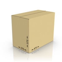 Картонная коробка 475*270*375 мм, Т-23 бур.