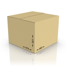 Картонная коробка 480*474*361 мм, Т-23 бур.