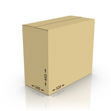 Картонная коробка 520*240*445 мм, Т-23 бур.