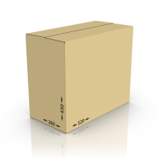 Картонная коробка 520*260*430 мм, Т-23 бур.
