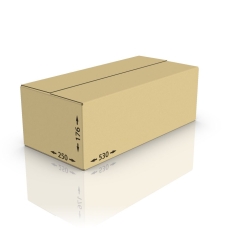 Картонная коробка 530*250*176 мм, Т-23 бур.