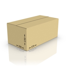 Картонная коробка 570*300*230 мм, Т-23 бур.