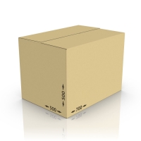 Картонная коробка 700*500*500 мм Т-24 бурый