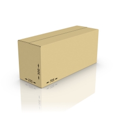 Картонная коробка 705*235*300 мм, Т-23 бур.
