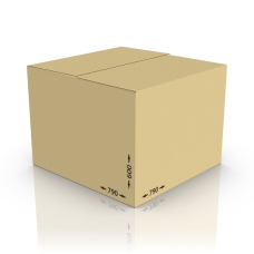 Картонная коробка 790*790*600 мм, Т-24 бур.