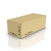 Гофроупаковка FEFCO 0427 (170*80*60 мм) МгК Т-23 бур "Е"