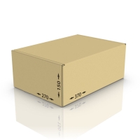 Картонная коробка 370*270*150 мм, Т-23 бур.