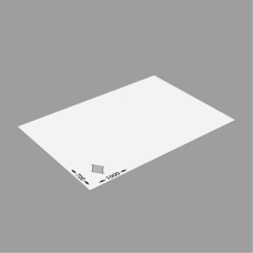 Лист микрогофрокартона 700*1000 мм (белый)