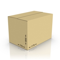 Картонная коробка 1200*800*800 мм П-33 бурый