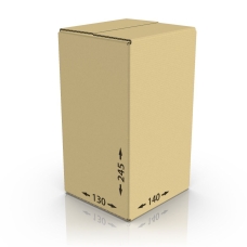 Картонная коробка 140*130*245 мм, Т-23 бур.