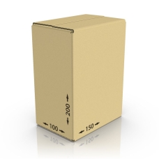 Картонная коробка 150*100*200 мм, Т-22 бур.