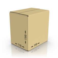 Картонная коробка 150*110*150 мм, Т-22 бур.