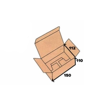 Гофроупаковка FEFCO 0215 (150*112*110 мм) Т-22 В бур. с замком (склад).