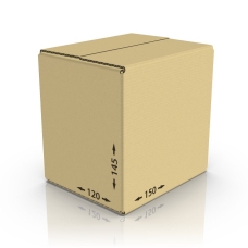 Картонная коробка 150*120*145 мм, Т-23 бур.