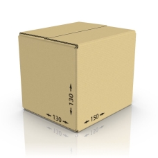 Картонная коробка 150*130*130 мм, Т-23 бур.
