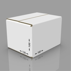 Картонная коробка 160*120*100 мм Т-23 бел