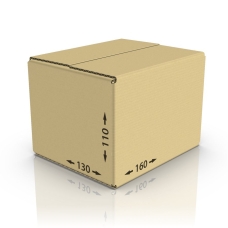 Картонная коробка 160*130*110 мм, Т-22 бур.