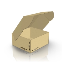 Гофроупаковка FEFCO 0427 160*160*80 мм Т-23 «E»