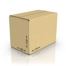 Картонная коробка 170*100*120 мм, Т-23 бур.