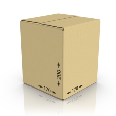 Картонная коробка 170*170*200 мм Т-23 бур
