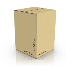 Картонная коробка 170*170*240 мм Т-23 бур