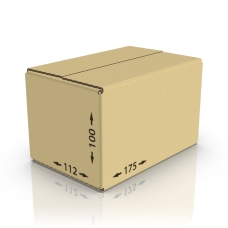 Картонная коробка 175*112*100 мм, Т-22 бур.