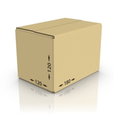 Картонная коробка 180*120*120 мм, Т-22 бур.