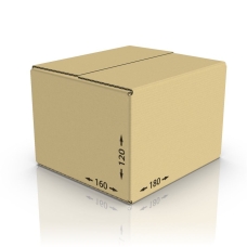 Картонная коробка 180*160*120 мм, Т-23 бур.