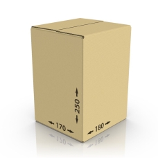 Картонная коробка 180*170*250 мм, Т-22 бур.