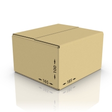 Картонная коробка 185*165*100 мм, Т-23 бур.