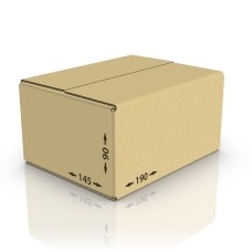 Картонная коробка 190*145*90 мм, Т-21 бур.