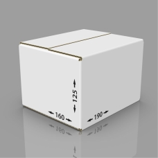 Картонная коробка 190*160*125 мм Т-23 бел