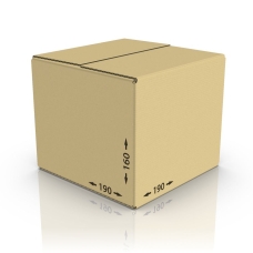 Картонная коробка 190*190*160 мм Т-23 бур