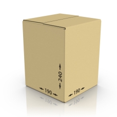Картонная коробка 190*190*240 мм Т-22 мак бур