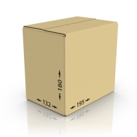 Картонная коробка 195*132*180 мм, Т-23 бур.