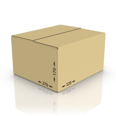 Гофрокороб (320*270*170 мм) Т-23 В бур.