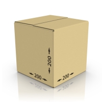Картонная коробка 200*200*200 мм Т-23 бурый