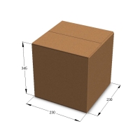 Картонная коробка 230*230*345 мм, Т-24 "В" бур.