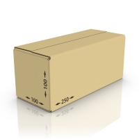 Картонная коробка 250*100*100 мм Т-22 бур.