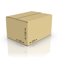 Картонная коробка 250*185*135 мм Т-23 бур.