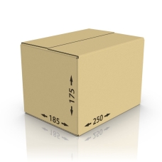Картонная коробка 250*185*175 мм Т-23 мак.бур.