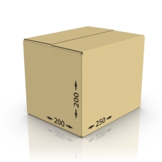 Картонная коробка 250*200*200 мм Т-23 бурый