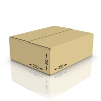 Картонная коробка 250*200*80 мм Т-22 бур.