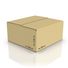 Картонная коробка 250*230*110 мм Т-23 бур.