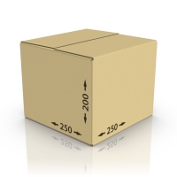 Картонная коробка 250*250*200 мм Т-23 бур.