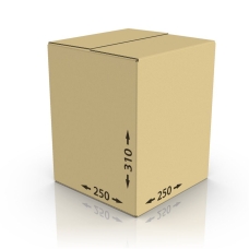 Картонная коробка 250*250*310 мм Т-22 бур.