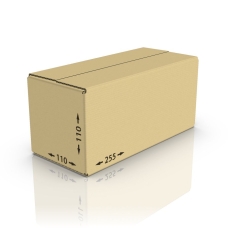 Картонная коробка 255*110*110 мм Т-23 бур.
