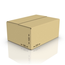 Картонная коробка 255*185*105 мм Т-23 бур.